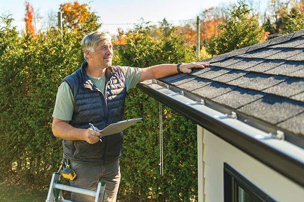 Professional Commercial Roofing technician working in Williston Park, NY